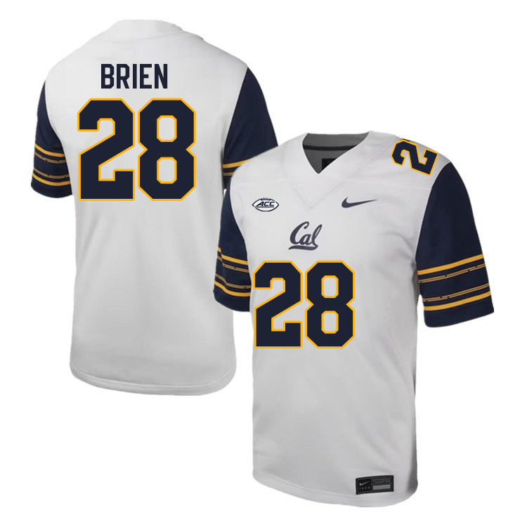 Men #28 Spencer Brien California Golden Bears ACC Conference College Football Jerseys Stitched Sale-